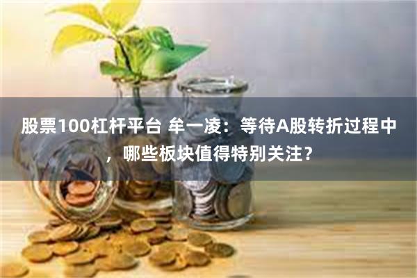 股票100杠杆平台 牟一凌：等待A股转折过程中，哪些板块值得特别关注？