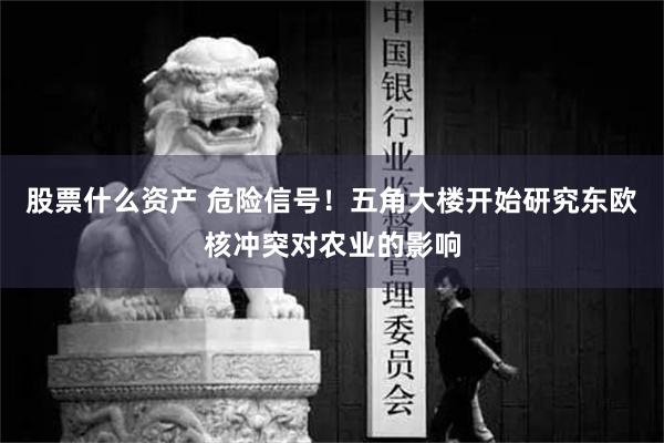 股票什么资产 危险信号！五角大楼开始研究东欧核冲突对农业的影响