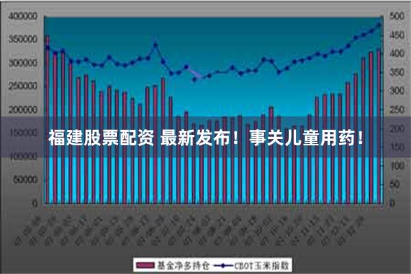 福建股票配资 最新发布！事关儿童用药！