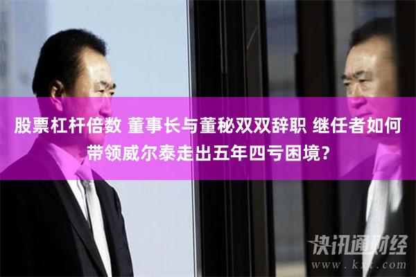 股票杠杆倍数 董事长与董秘双双辞职 继任者如何带领威尔泰走出五年四亏困境？