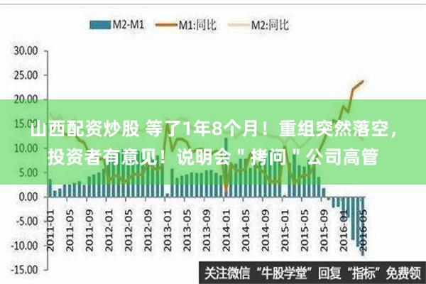 山西配资炒股 等了1年8个月！重组突然落空，投资者有意见！说明会＂拷问＂公司高管