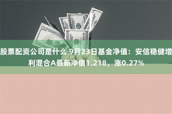 股票配资公司是什么 9月23日基金净值：安信稳健增利混合A最新净值1.218，涨0.27%