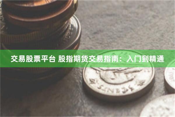 交易股票平台 股指期货交易指南：入门到精通