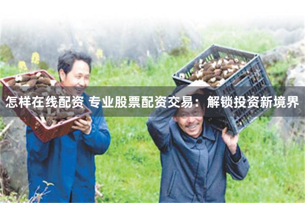 怎样在线配资 专业股票配资交易：解锁投资新境界