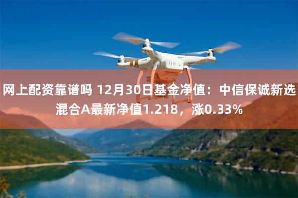 网上配资靠谱吗 12月30日基金净值：中信保诚新选混合A最新净值1.218，涨0.33%