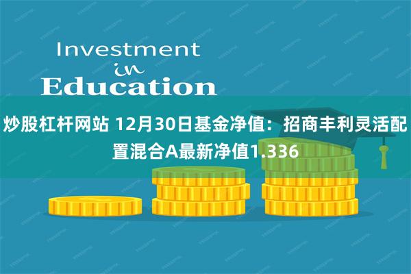 炒股杠杆网站 12月30日基金净值：招商丰利灵活配置混合A最新净值1.336