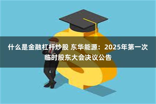 什么是金融杠杆炒股 东华能源：2025年第一次临时股东大会决议公告