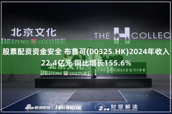 股票配资资金安全 布鲁可(00325.HK)2024年收入22.4亿元 同比增长155.6%