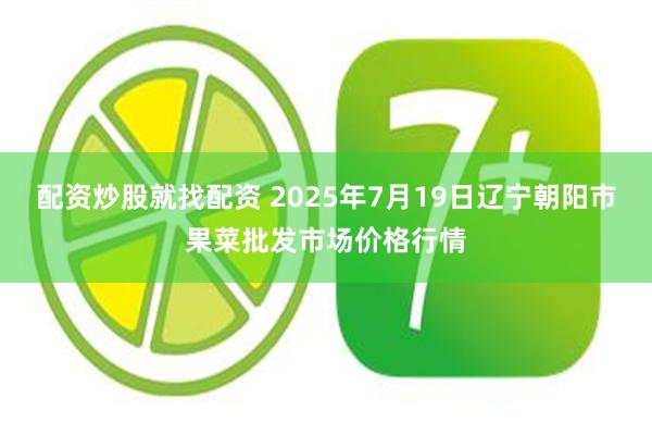 配资炒股就找配资 2025年7月19日辽宁朝阳市果菜批发市场价格行情