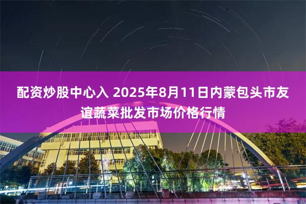 配资炒股中心入 2025年8月11日内蒙包头市友谊蔬菜批发市场价格行情