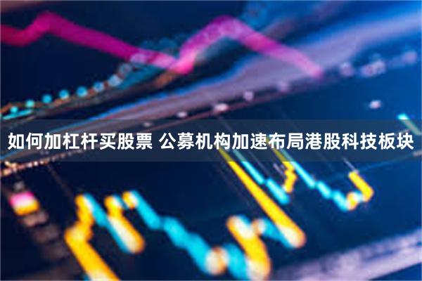 如何加杠杆买股票 公募机构加速布局港股科技板块