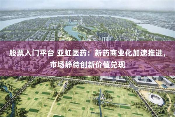 股票入门平台 亚虹医药：新药商业化加速推进，市场静待创新价值兑现