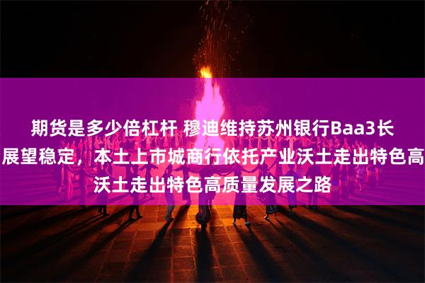 期货是多少倍杠杆 穆迪维持苏州银行Baa3长期存款评级、展望稳定，本土上市城商行依托产业沃土走出特色高质量发展之路