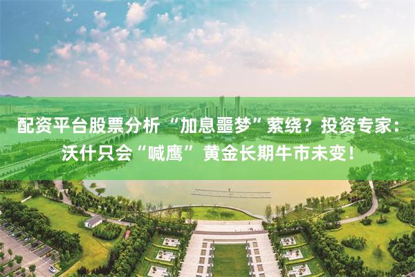 配资平台股票分析 “加息噩梦”萦绕？投资专家：沃什只会“喊鹰” 黄金长期牛市未变！
