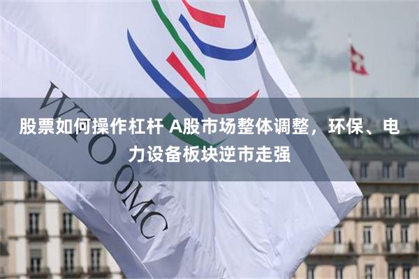 股票如何操作杠杆 A股市场整体调整，环保、电力设备板块逆市走强