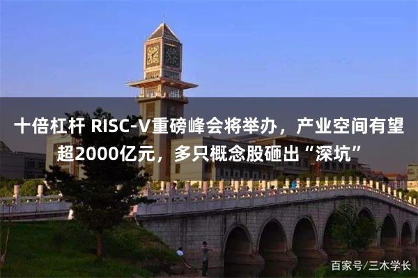 十倍杠杆 RISC-V重磅峰会将举办，产业空间有望超2000亿元，多只概念股砸出“深坑”